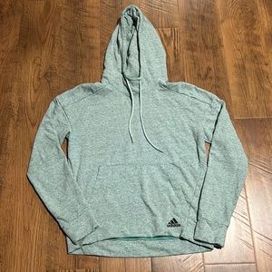 Adidas Mint Green Marled Hoodie, Hooded Sweatshirt, Barely Worn, Size S